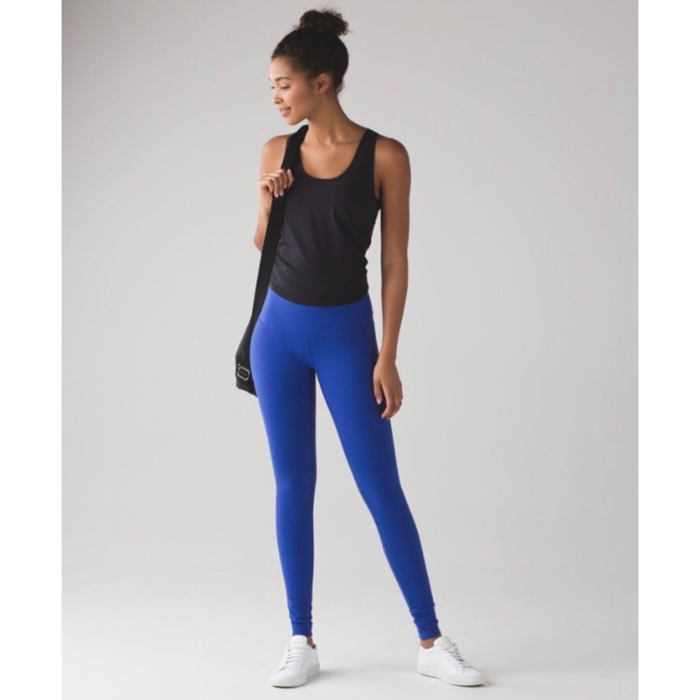 Lululemon Wunder Under Leggings WU Hi-Rise Blue